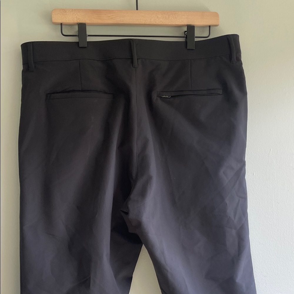 Banana Republic Timber Wolf Black Pants Men’s 36X32 Straight Leg Chino Mid Rise - Picture 7 of 9